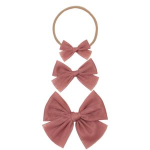 Tulle Bow - Rose Headband Cheap Pice Outlet