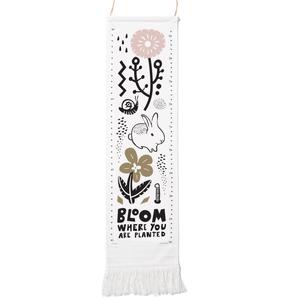 Wee Gallery Canvas Growth Chart, Bloom Quality Original