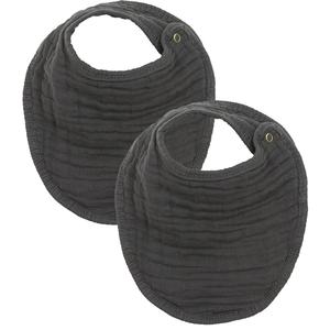 Cloud Muslin™ Bib 2 Pack - Charcoal Outlet Locations