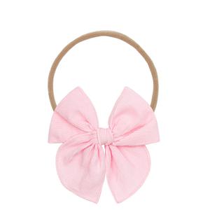 Heirloom Bow - Bubblegum Corduroy Headband Free Shipping Huge Surprise