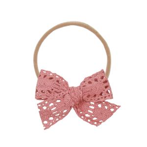 Lace Bow - Berry Crochet Headband Low Cost Cheap Online