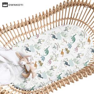 Dinosaur Stretchy Soft Bassinet Sheet Free Shipping Reliable