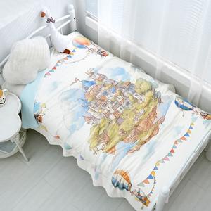 Wonderland Castle Cotton Baby Quilt Clearance Latest