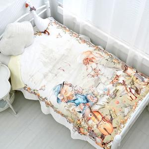 Cotton Fairy Tale Warm Baby Quilt Choice For Sale