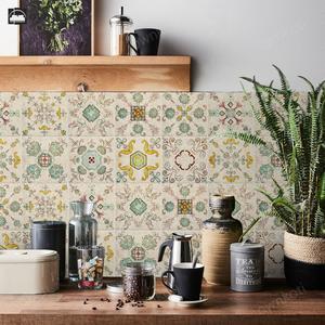 Simple Retro Flowers Wall Sticker (24PCS) Cheap Fake