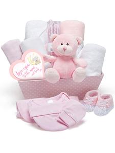 Baby Box Set 14 Essentials for Newborns in a Charming Gift Basket Outlet New Styles