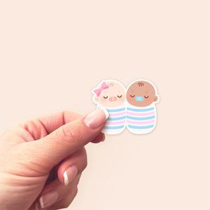 Swaddle Babies 2 Sticker Buy Cheap 2025 Unisex