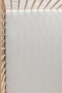 Driftwood Stripe Crib Sheet Low Pice Fee Shipping