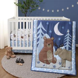 Under the Stars 3 Piece Baby Crib Bedding Set for Boys Popular Online