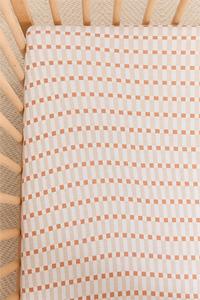 Biscotti Check Crib Sheet Free Shipping Largest Supplier