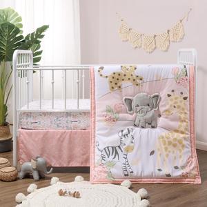 Wildest Dreams 3 Piece Baby Crib Bedding Set for Girls For Sale Online