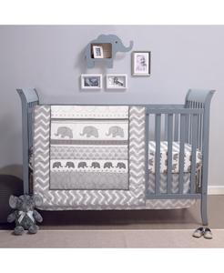 Elephant Walk 3 Piece Baby Crib Bedding Set for Boys & Girls Cost Cheap Online