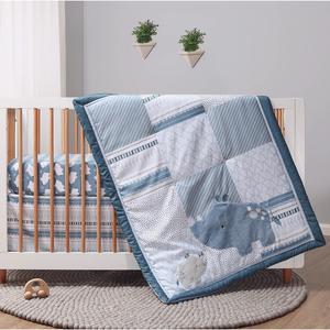 Little Rhino 3-Piece Crib Bedding Set Cheap Sale The Cheapest