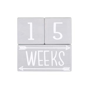 Grey and White Milestone Blocks Best Sale Cheap Online