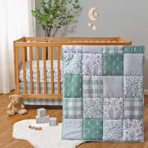 Sage 3-Piece Crib Bedding Set Footlocker Finishline Online