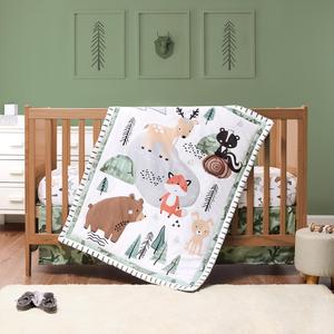 Woodland Camo 3 Piece Baby Crib Bedding Set for Boys Free Shipping Eastbay