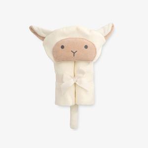 Cream Lambie Hooded Baby Bath Wrap Ebay Online