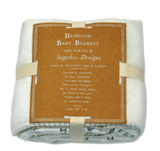 You Are My Sunshine Heirloom Baby Blanket 36" x 36" Discount Fashionable