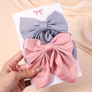 2 Pcs Set Adorable Prints Hair Clips Bow Accessories Buy Cheap Tumblr