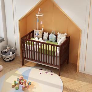 Crib 5 In 1 Convertible, Converts From Baby Crib To Toddler Bed, Fits Standard Full Size Crib Mattress Clearance Amazing Pice