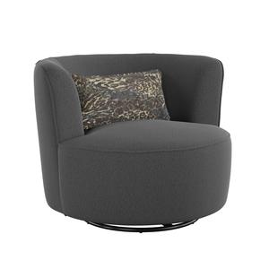 Benz - Swivel Glider Accent Chair - Gray Free Shipping Wholesale Pice