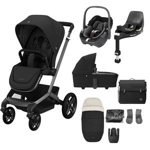 Maxi-Cosi FAME 8 Piece Complete Bundle in Twillic Black Cheap Cost