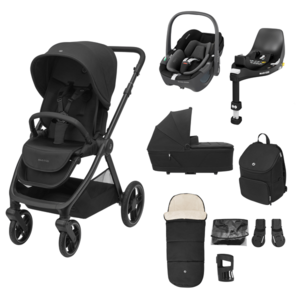 Maxi-Cosi Oxford 9pc Complete 360 Travel System in Black Sale Tumblr