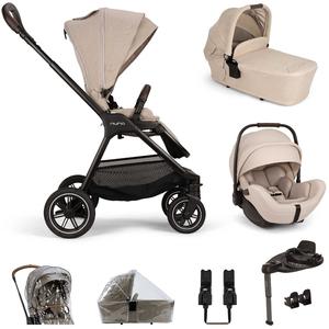 Nuna TRIV Next & ARRA Flex & BASE Curv Bundle in Biscotti Latest Collections Sale Online