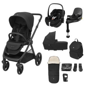 Maxi-Cosi Oxford 9pc Premium 360 Pro V2 Travel System in Black Clearance Get Authentic