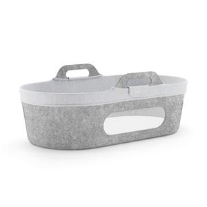 SnüzPod Moses Baskit Liner in Light Grey Marl Sale Sast