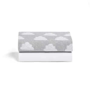 SnüzPod Fitted Crib Sheets 2pk Cloud Nine Affordable Online