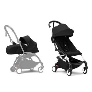 Stokke® YOYO³ Complete Stroller - White/Black 2025 Unisex