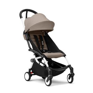 Stokke® YOYO³ Stroller from 6 months - White/Taupe Discount View