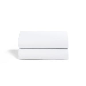 SnüzPod Fitted Crib Sheets 2pk White Clearance New Arrival