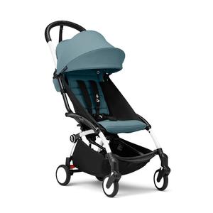 Stokke® YOYO³ Stroller from 6 months - White/Aqua Collections Cheap Pice