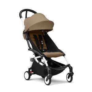 Stokke® YOYO³ Stroller from 6 months - White/Toffee Amazing Pice