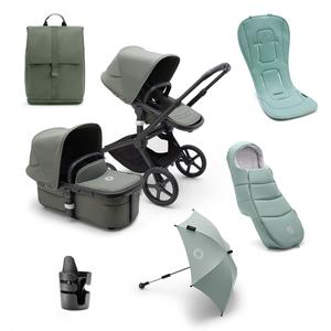Bugaboo Fox 5 Complete Pushchair Bundle - Forest Green Free Shipping Cost