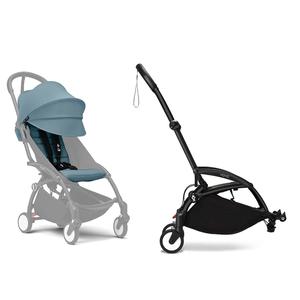 Stokke® YOYO³ Connect & 6M  Colour Pack Bundle Black Frame - Aqua Cheap Low Pice Fee Shipping