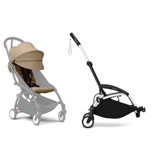 Stokke® YOYO³ Connect & 6M  Colour Pack Bundle White Frame - Toffee Cheap Sale Exclusive