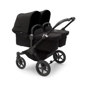 Bugaboo Donkey 5 Twin Complete Pushchair in Black/Midnight Black Official Online
