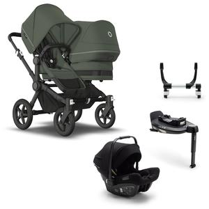 Bugaboo Donkey 5 Duo Complete Turtle Travel System in Forest Green Shop For Cheap Pice