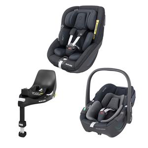 Maxi-Cosi Pebble 360, Pearl 360 & Familyfix 360 Base Bundle - Graphite Outlet Find Great