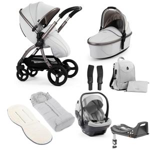 egg3 Luxury Travel System Bundle in Houndstooth Silver Cheap Sale Sast