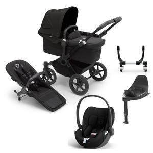 Bugaboo Donkey 5 Mono Cloud T Travel System in Midnight Black Cheap Online Store Manchester