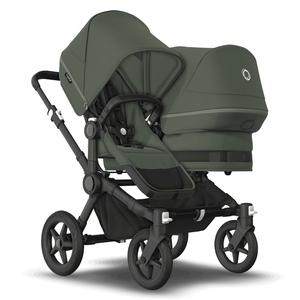 Bugaboo Donkey 5 Duo Complete Pushchair in Black/Forest Green Cheap Best Place