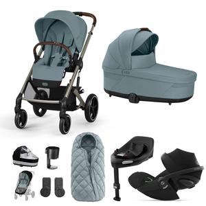 Cybex Balios S Lux Luxury Bundle in Taupe/Stormy Blue Cheap Sale Pay With Visa