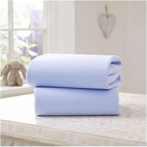 Clair de Lune Moses Fitted Sheet 2 Pack Blue Buy Cheap Get Authentic
