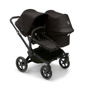 Bugaboo Donkey 5 Duo Complete Pushchair in Black/Midnight Black Shop Offer Online