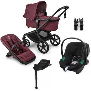 Bugaboo Fox 5 Renew Cybex Travel System in Dark Cherry Discount Exclusive