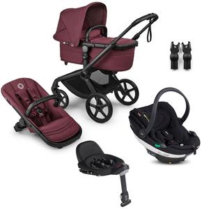 Bugaboo Fox 5 Renew BeSafe Travel System in Dark Cherry Real For Sale